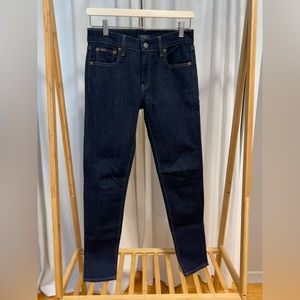 NWOT Polo Ralph Lauren The Tompkins Skinny Jeans Dark Wash - Size 26